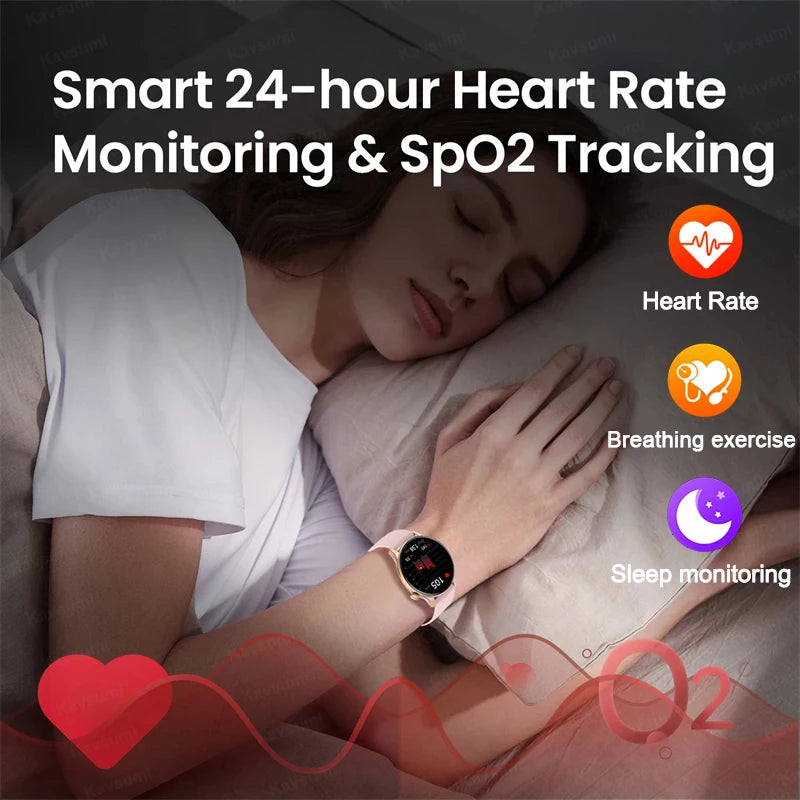 Reloj Inteligente NFC para Mujer con AMOLED, GPS y Llamadas Bluetooth