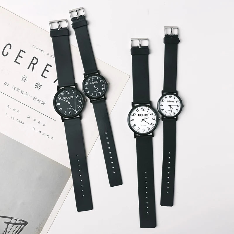 Reloj de Cuarzo Simple para Mujer, Correa de Silicona