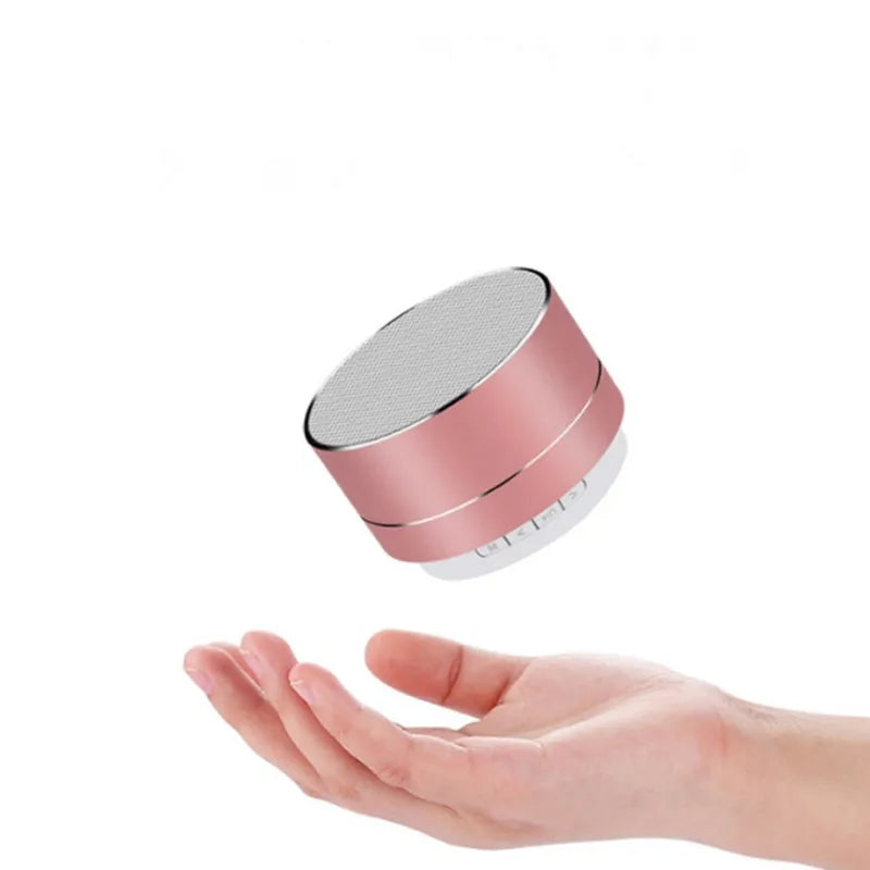 Altavoz Bluetooth inalámbrico A10, cañón de acero pequeño, Subwoofer, Mini tarjeta de regalo portátil, Altavoz Bluetooth, altavoces de Color para exteriores