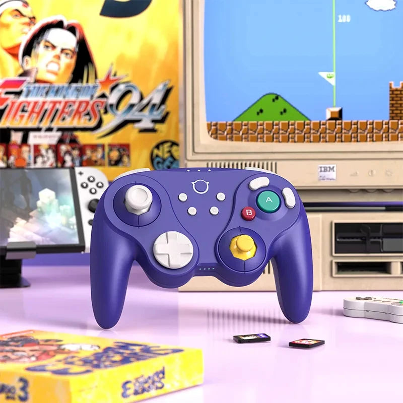 Controlador de juego inalámbrico NYXI Warrior Lite morado para Switch 2/PC