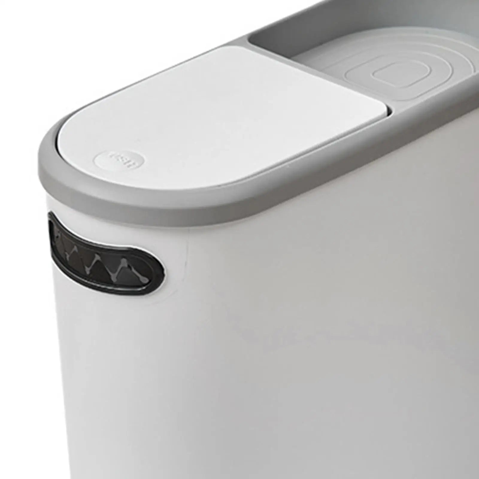 Cubo de basura nórdico para baño, cubo de basura Simple, fino y estrecho de 10L, papelera de cocina para oficina, estudio, hogar, sala de estar, garaje