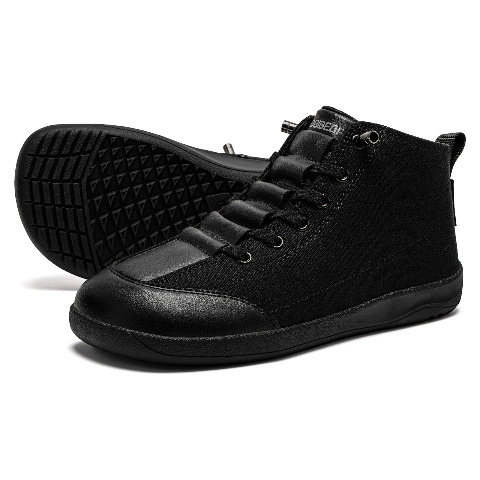 Zapatillas de Lona Minimalistas HOBIBEAR Media Caña Punta Ancha