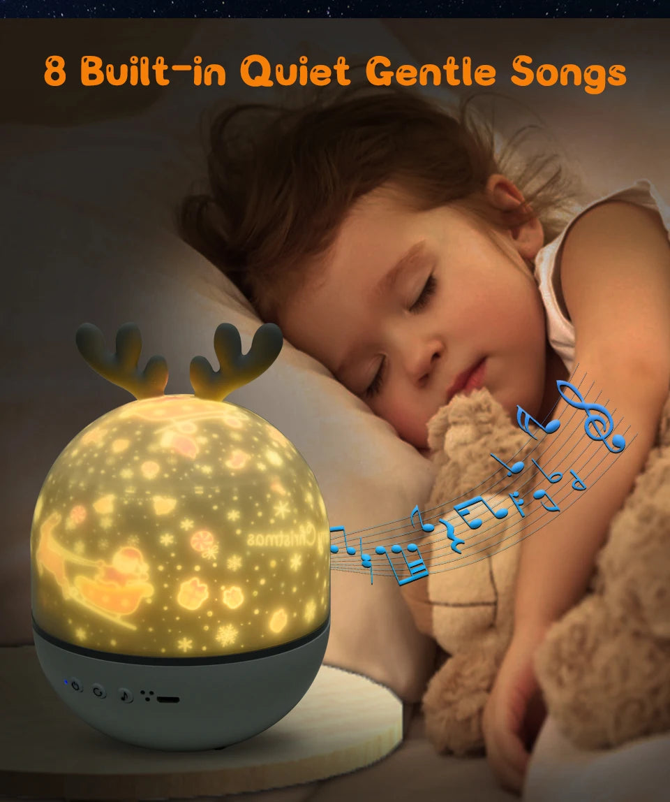 Proyector de Galaxia Bluetooth Luz Nocturna para Niños