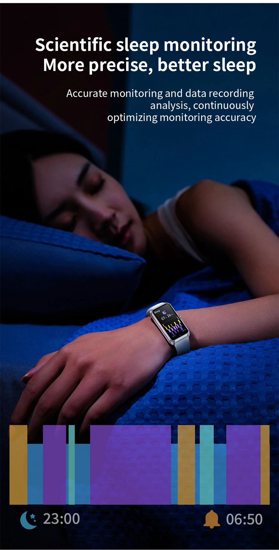 Smartwatch LIGE con pantalla táctil 1.47 pulgadas y 100+ modos deportivos