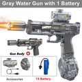 Pistola de Agua Eléctrica con LED para Fiestas y Piscina