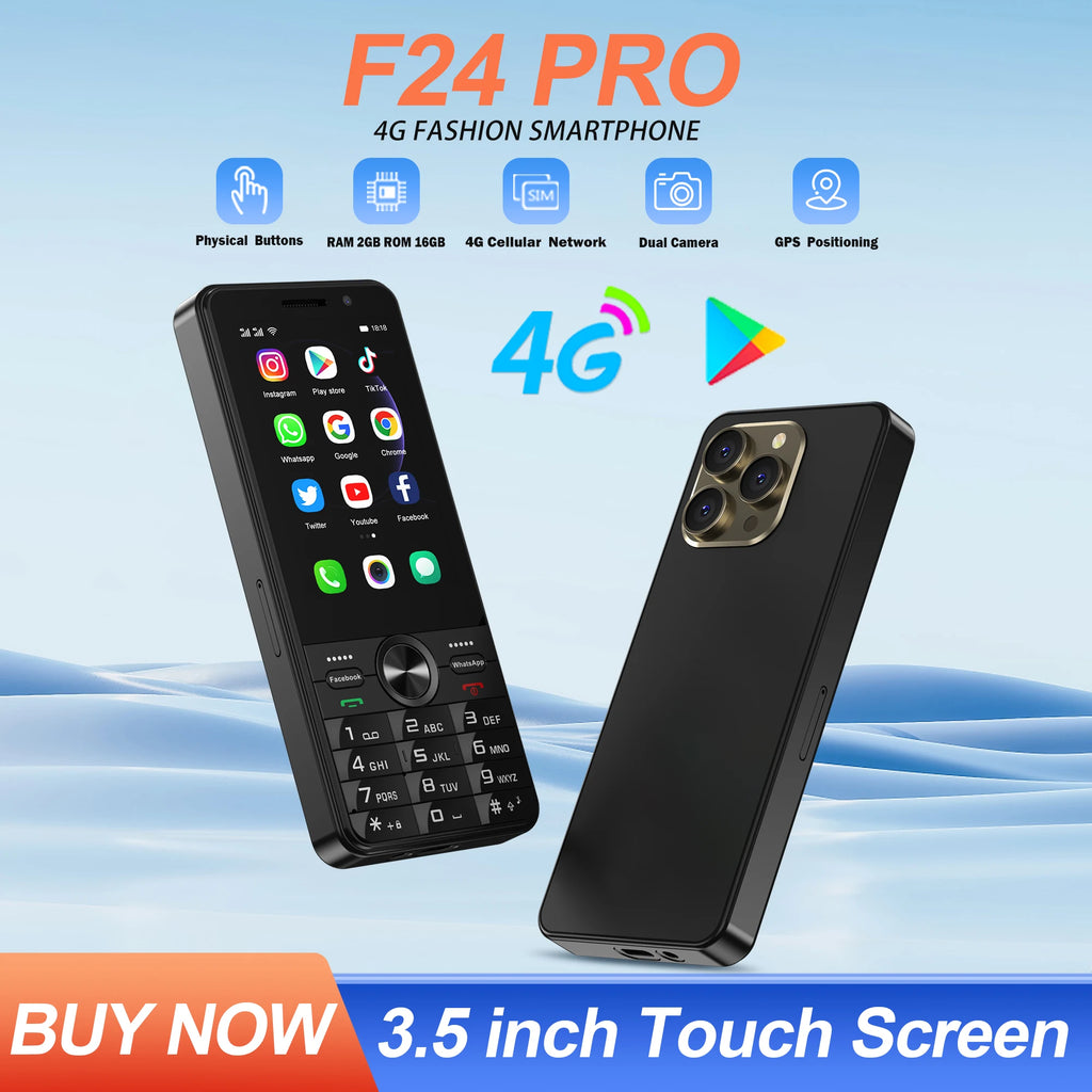 SERVO F24 PRO – Celular 4G Android 3.5" Doble SIM 2+16GB