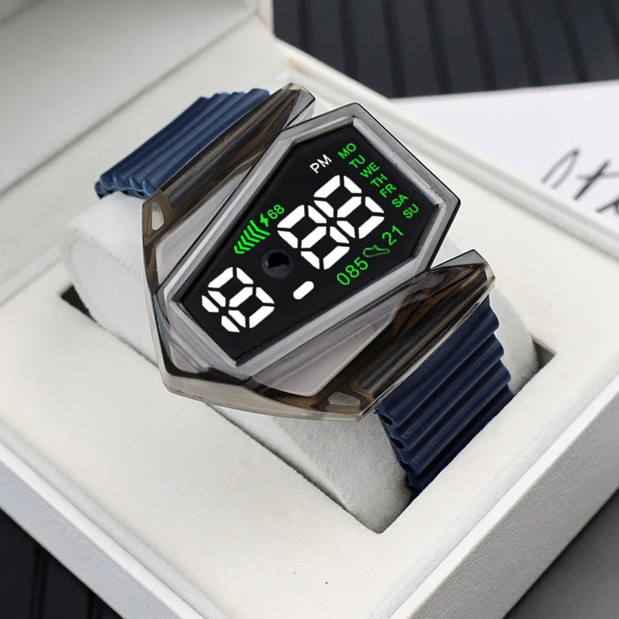 Reloj Digital Deportivo LED Táctil para Niños