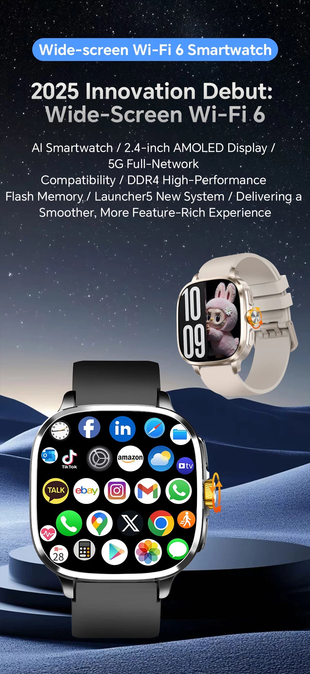 Reloj Inteligente S99 5G Android 13 NFC