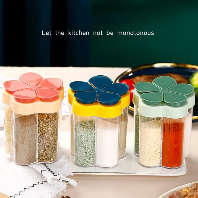 Tarro de condimentos, contenedor de plástico, botella de condimentos, organizador de especias, contenedores de condimentos para acampar al aire libre, juegos de utensilios de cocina, 1 Uds.