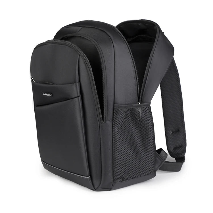 Mochila de gran capacidad - Hecha de tela resistente, con cierre de cremallera, adecuada para bolsas profesionales para portátiles, mochilas de viaje