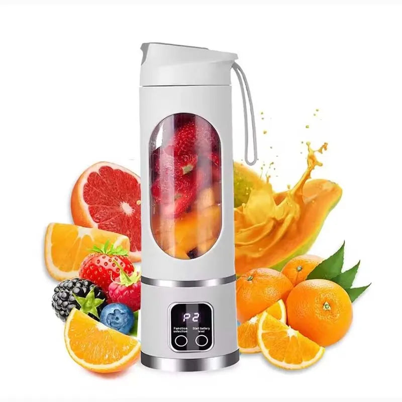 Exprimidor Eléctrico Portátil 450ml Recargable