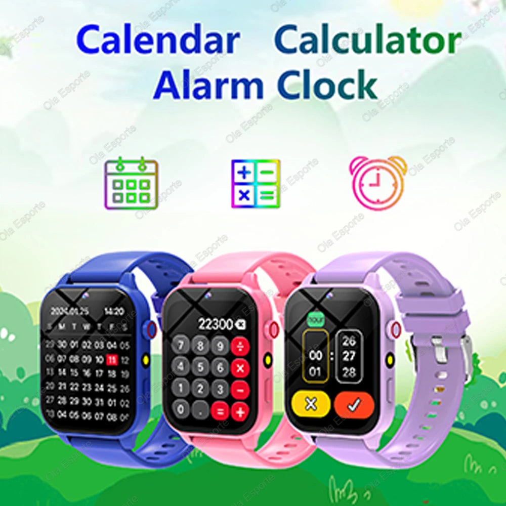 Reloj Inteligente Niños Cámara Juegos Linterna