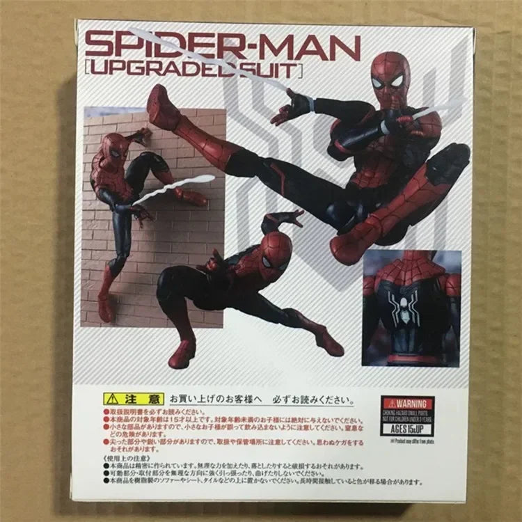 Figura de acción de Spiderman de Marvel Avengers: Homecoming, estatua con rostro intercambiable de Tom Holland, modelo de juguete coleccionable, regalo