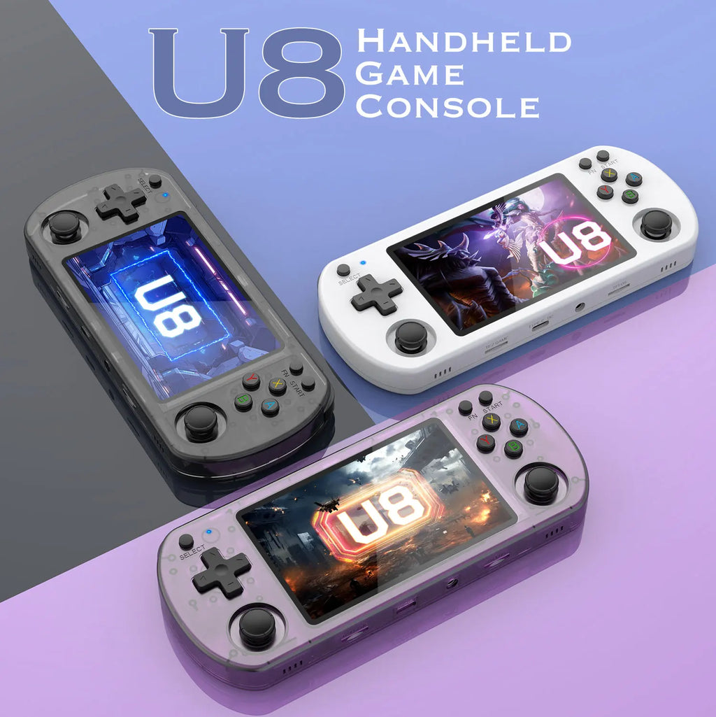 Consola de Videojuegos Retro U8, Pantalla IPS de 4.0 Pulgadas, 64G o 128G