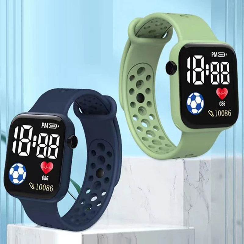 Reloj Deportivo Digital LED Luminoso para Niños