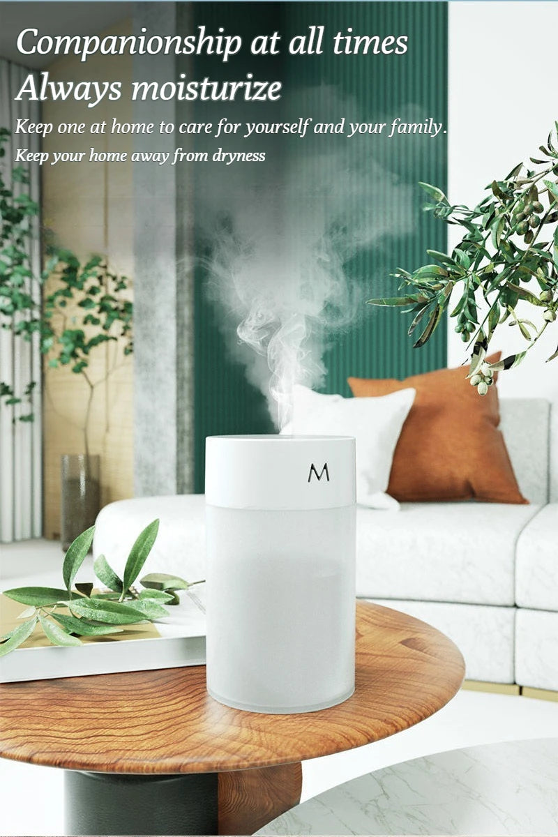Mini humidificador de aire de 180ML, difusor de aroma eléctrico USB, purificador de aceites esenciales, generador de niebla de aromaterapia, luces para coche, hogar y dormitorio