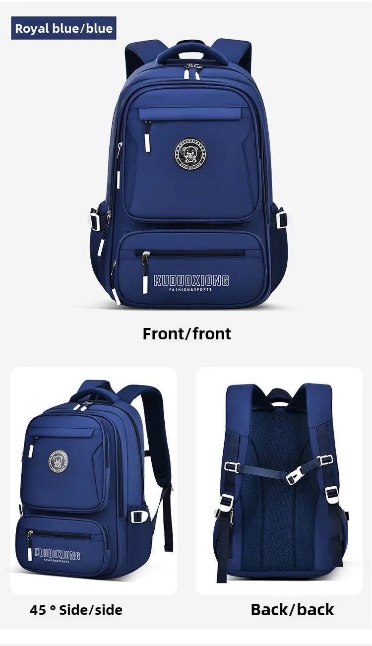 Mochila de escuela secundaria primaria, mochilas escolares para adolescentes, mochila para estudiantes de secundaria, mochila de viaje deportiva de gran capacidad para hombre