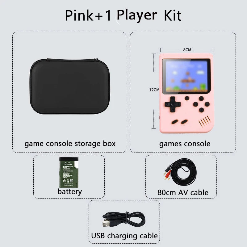 Consola de Juegos Portátil con 500+ Juegos, Emulador Retro, Conecta a TV