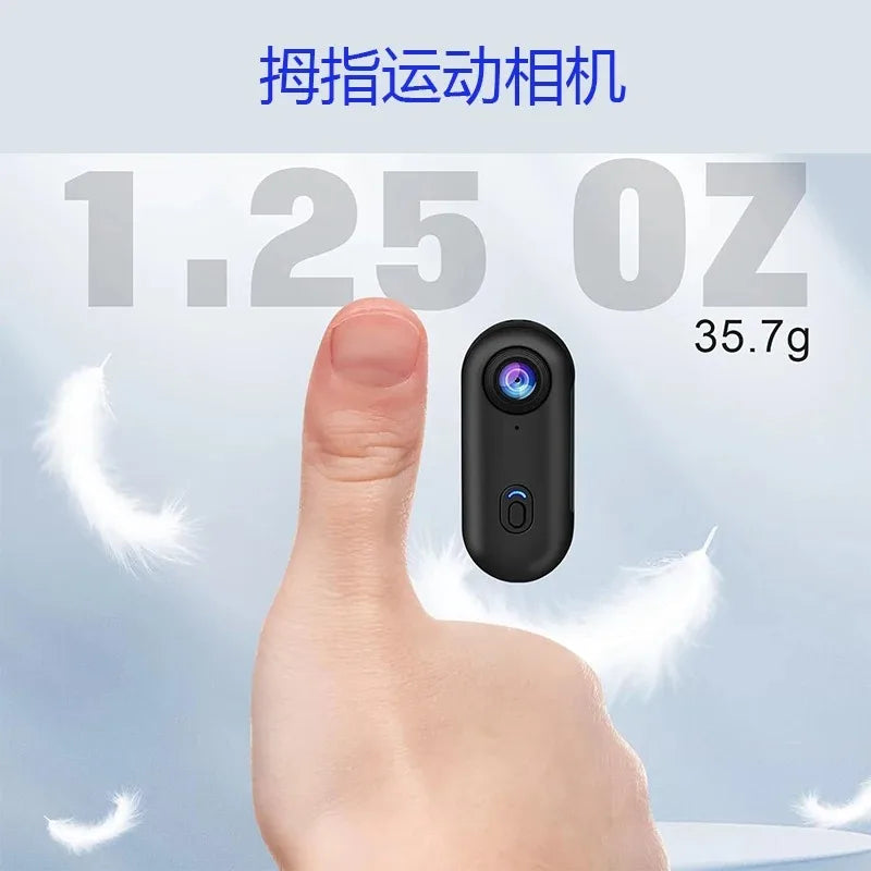 Cámara de acción mini 1080P/4K con WiFi y resistencia al agua hasta 30 metros