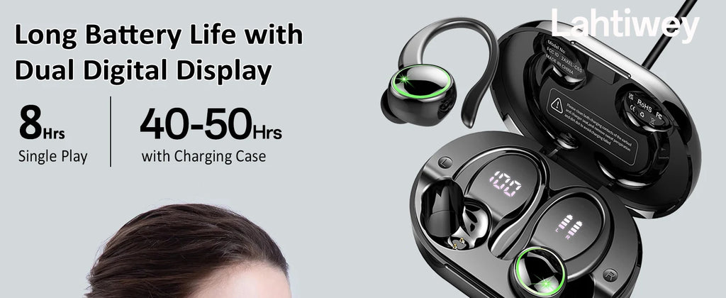 Auriculares Bluetooth Deportivos IP7 Cancelación Ruido