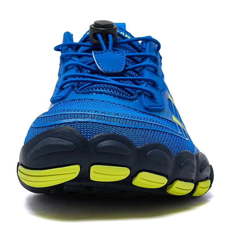 HOBIBEAR Zapatos descalzos para hombre y mujer, zapatillas de deporte con banda elástica transpirable y punta ancha, zapatos informales para caminar en la playa