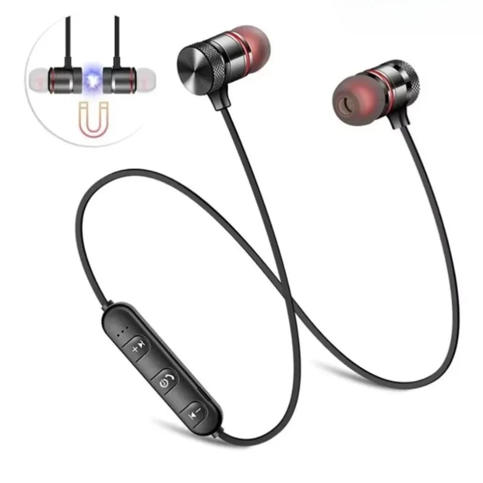 Auriculares con banda para el cuello Bluetooth 5,1 a prueba de sudor con micrófono, llamadas HD para iPhone, Android, deportes, correr, gimnasio, hogar, oficina, uso diario