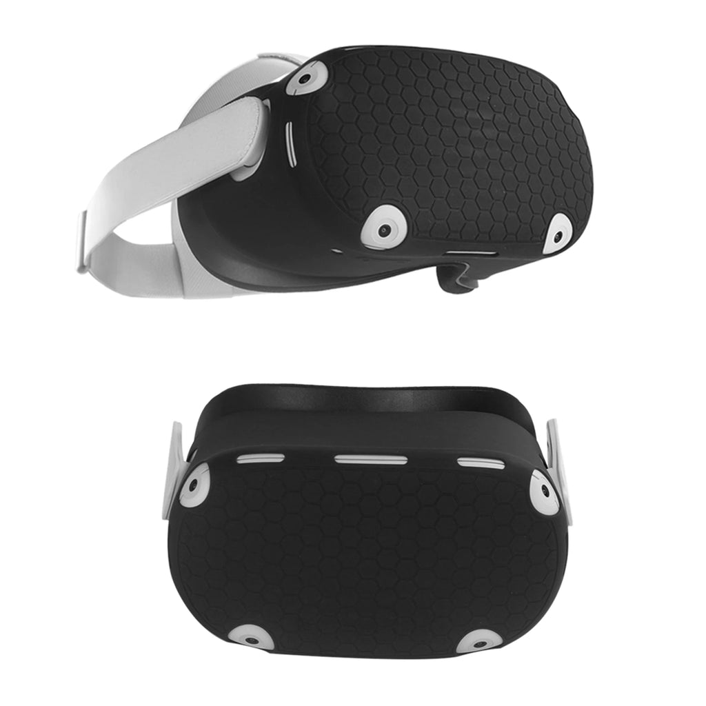 Funda de silicona para Oculus Quest 2 Quest2, accesorios inteligentes, gafas de realidad Virtual 3D VR, auriculares, casco, conjunto de protección de la piel