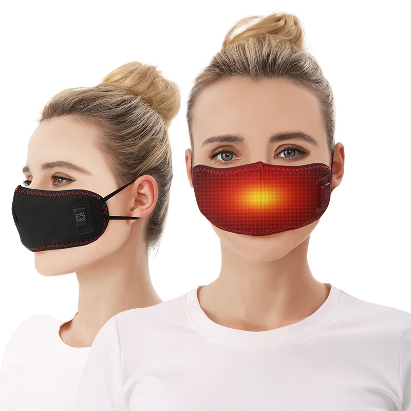 Masajeador Nasal Portátil Eléctrico Mascarilla de Calentamiento Rápido Alivia Malestar Nasal Ligero y Compacto Ideal para Hogar y Viajes