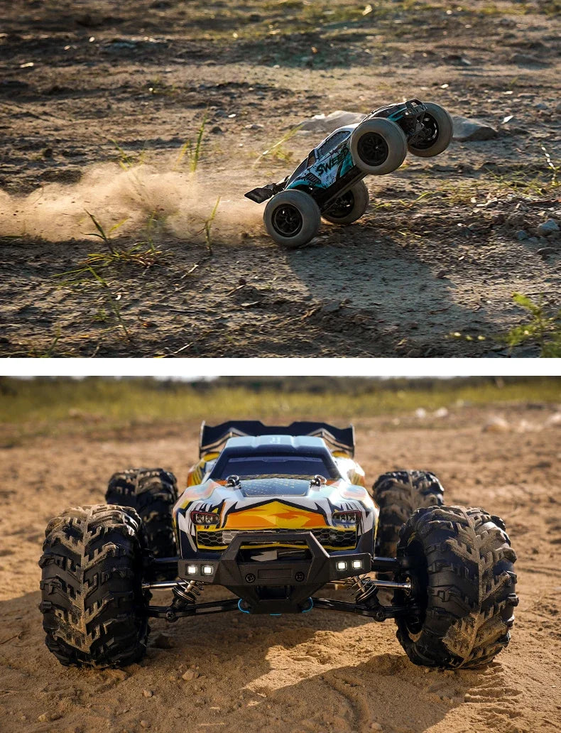 Coche RC MJX VS SCY 16101 16102 PRO 4WD 70Km/h 1/16 de Alta Velocidad, Monster Truck Todoterreno con Control Remoto, Vehículo Eléctrico
