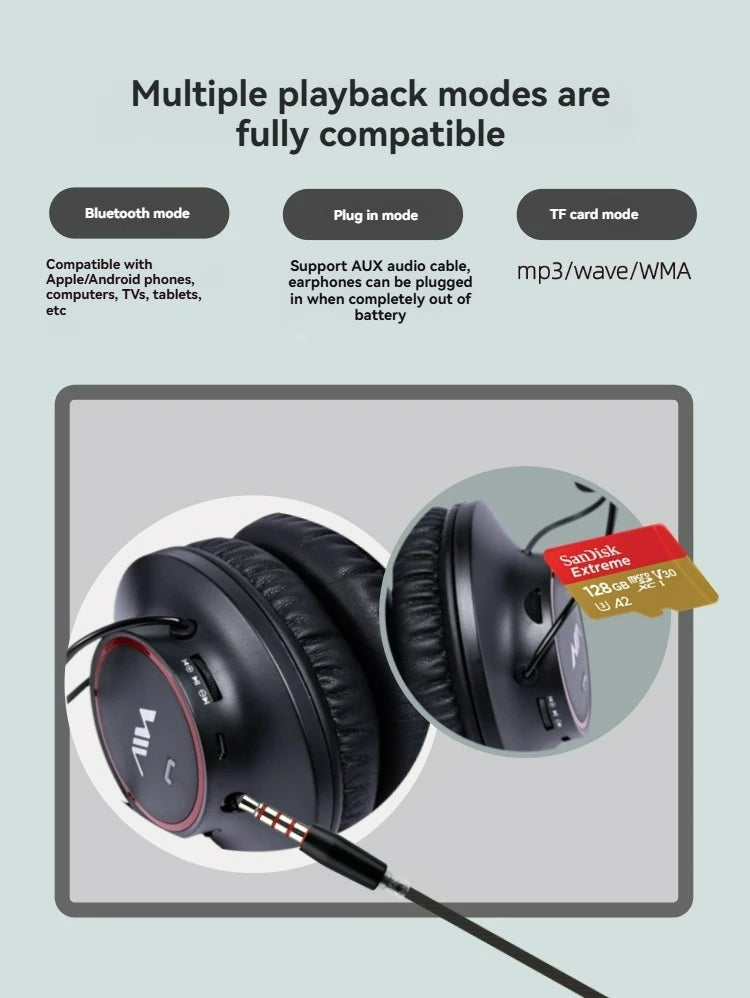 Auriculares Bluetooth 5.3 Gaming Deportivos