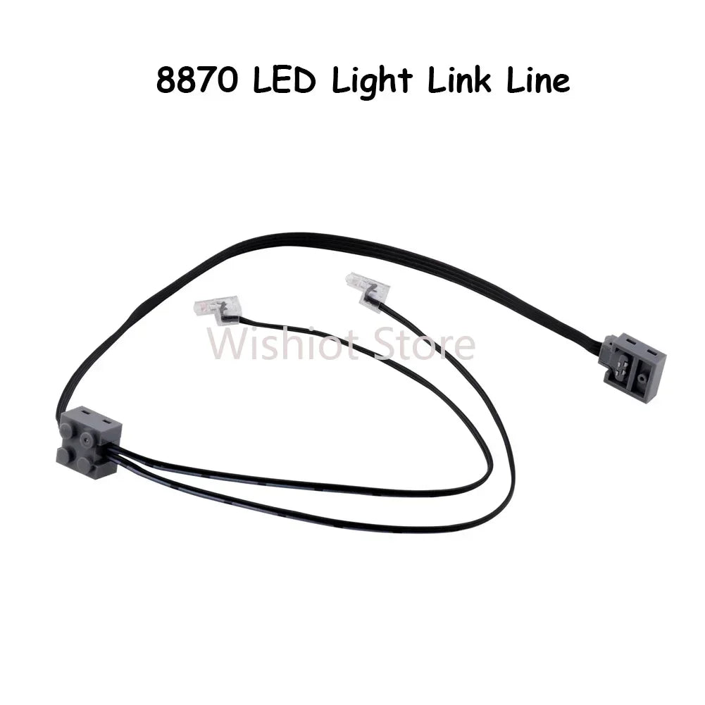 Funciones de energía técnica MOC compatibles con Legoeds, Motor M 8883, Control remoto modificado, grupo de energía, tren, caja de batería de litio 9686
