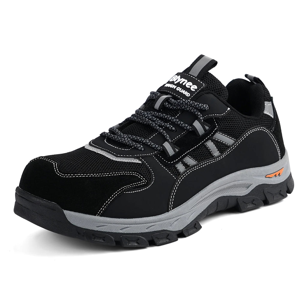 Botas de Seguridad Industriales Ligeras para Hombre, con Puntera de Acero, Antiaplastamiento, Calzado de Trabajo Protector