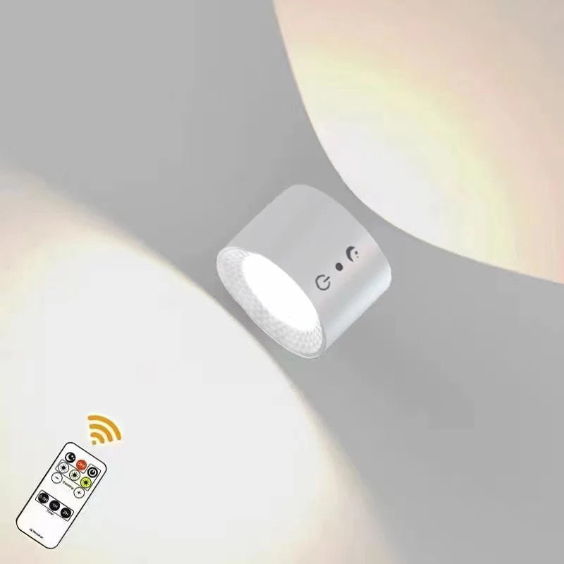 Lámpara LED de Pared Doble Cabezal Táctil 360°