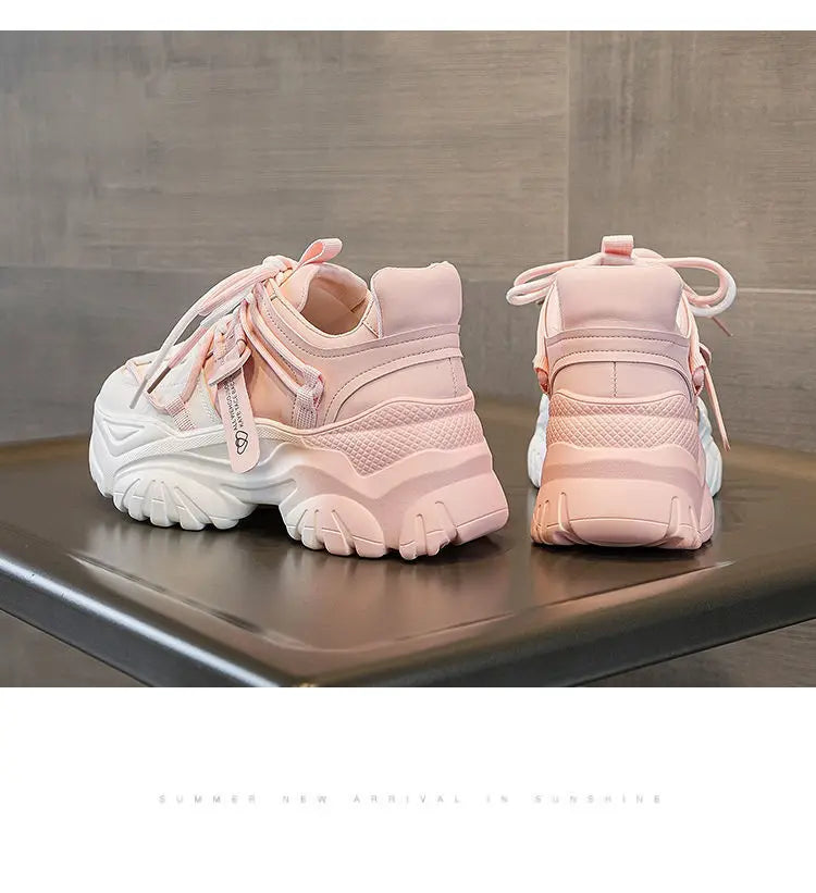 Zapatillas de Plataforma para Mujer - Suela Gruesa, Estilo Casual