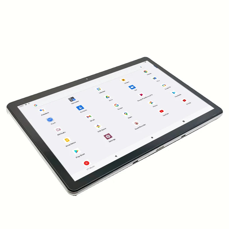 Tabletas Tipo C de 10.1 Pulgadas, Android 12, CPU MTK8183 de Ocho Núcleos, 4 GB de RAM, 128 GB de ROM, Batería de 6000 mAh, Bluetooth 5.0, GPS, Cámaras de 8.0MP+13.0MP ﻿