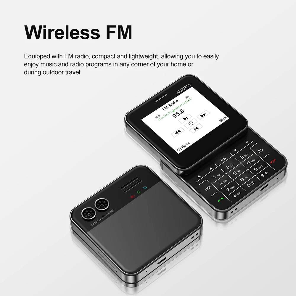 Teléfono SERVO AUAR11 Dual SIM 2G GSM Pantalla Giratoria 2.4"