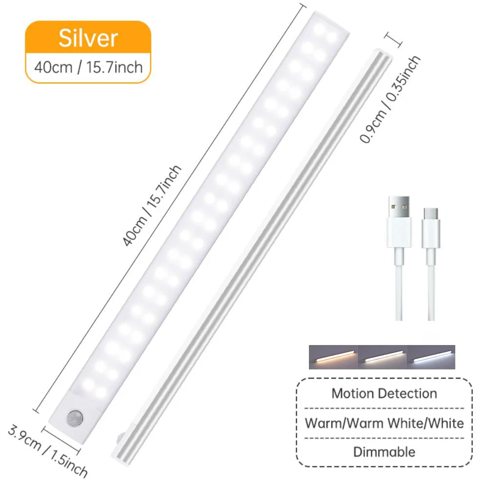 Luz LED para Gabinete con Sensor de Movimiento 3 Colores
