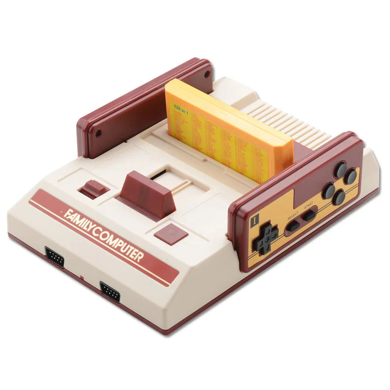 Consola FC de juegos clásicos 500 en 1, consola de juegos de ordenador familiar en rojo y blanco, salida AV de 8 bits, juegos familiares, puerto de TV y vídeo