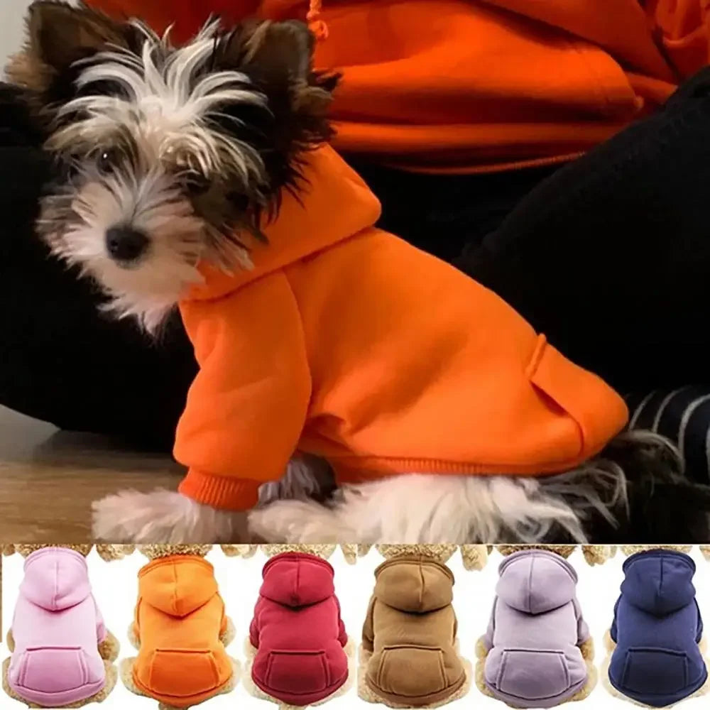 Buzo con Capucha para Perro - Abrigo de Algodón para Mascotas