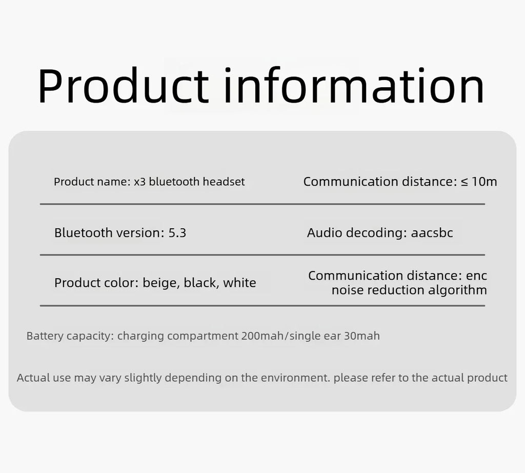 Auriculares inalámbricos Bluetooth 5.3 TWS con control táctil, larga duración de batería, bajos profundos, para juegos, modo dual, baja latencia.