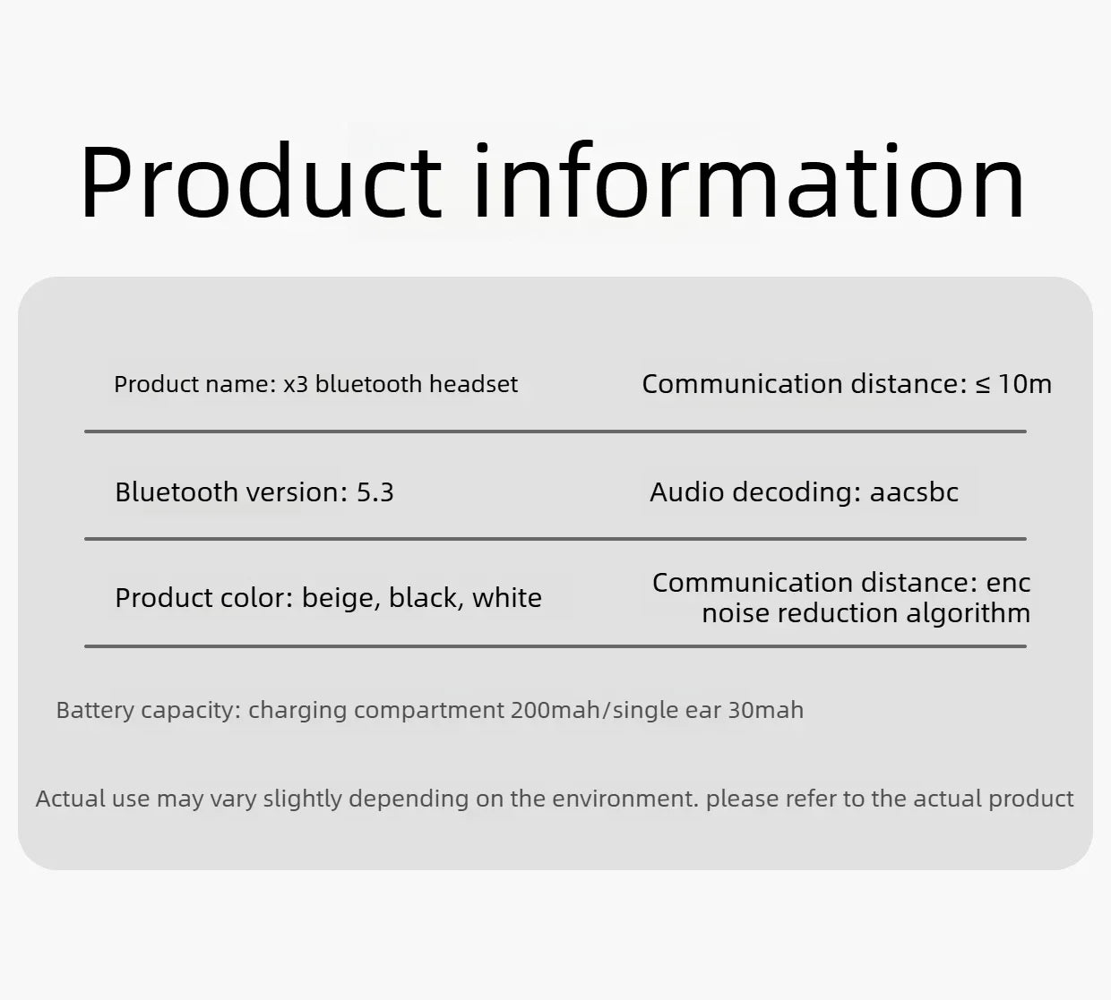 Auriculares inalámbricos Bluetooth 5.3 TWS con control táctil, larga duración de batería, bajos profundos, para juegos, modo dual, baja latencia.