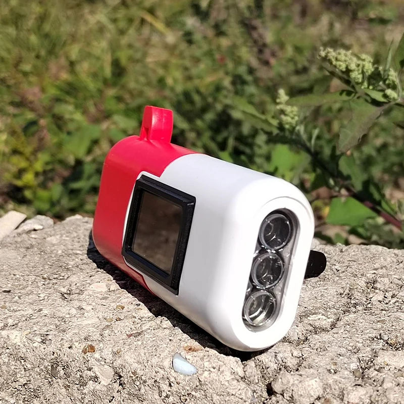 Linterna LED Dinamo de Manivela Solar para Camping