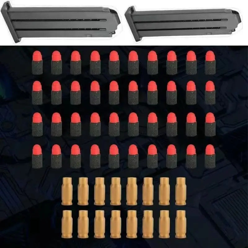 Pistola de juguete educativa 5S1, pistola de juguete con expulsión de cartuchos, pistola de balas blandas de espuma para niños, adultos, pistola de Airsoft, regalo de cumpleaños para niños