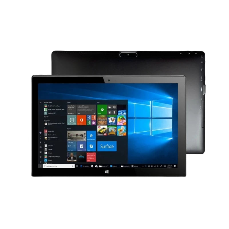 Nueva Tablet PC AR10 de 10.1 Pulgadas con Windows 10, 8GB de RAM, 128GB de ROM, CPU Intel Z8350 de 64 Bits, Pantalla IPS de 1920x1200, Batería de 5000mAh, Ultradelgada