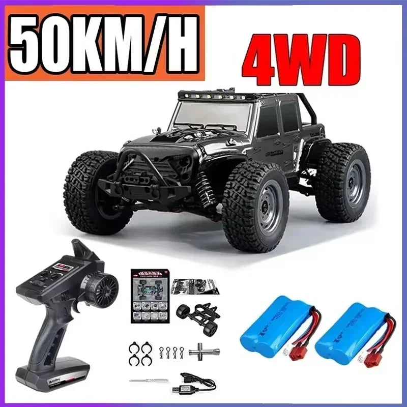 JJRC -Q130 sin escobillas de alta velocidad 70 KM/H4X4 todoterreno 2,4G 4WD Control remoto RC coche 4WD Racing Monster Racing Boy juguete para regalo 1:16