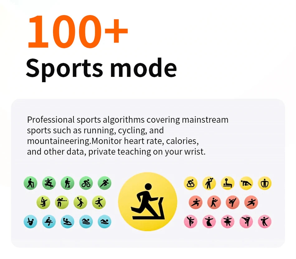 Reloj Inteligente LIGE Fitness Monitor Cardíaco y SpO2