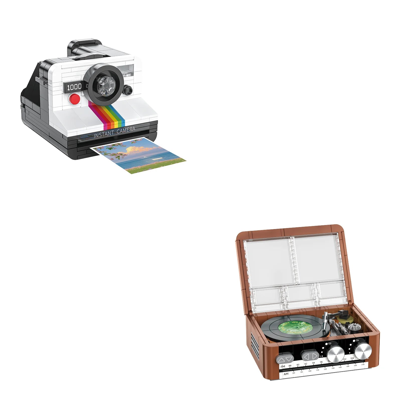 Consola de Juegos de la Serie Electrónica Retro JAKI, Bloques de Construcción de Alta Calidad, Modelo MOC, Ensamblaje Creativo, Adorno, Regalo de Cumpleaños para Niños