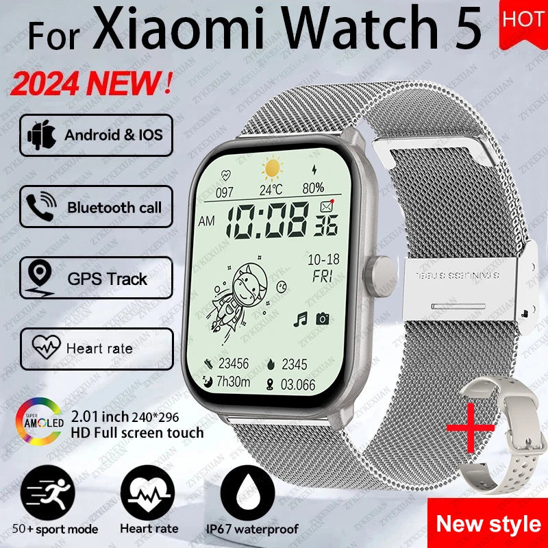 Reloj Inteligente Serie 5 Global con AMOLED, GPS y Llamadas Bluetooth