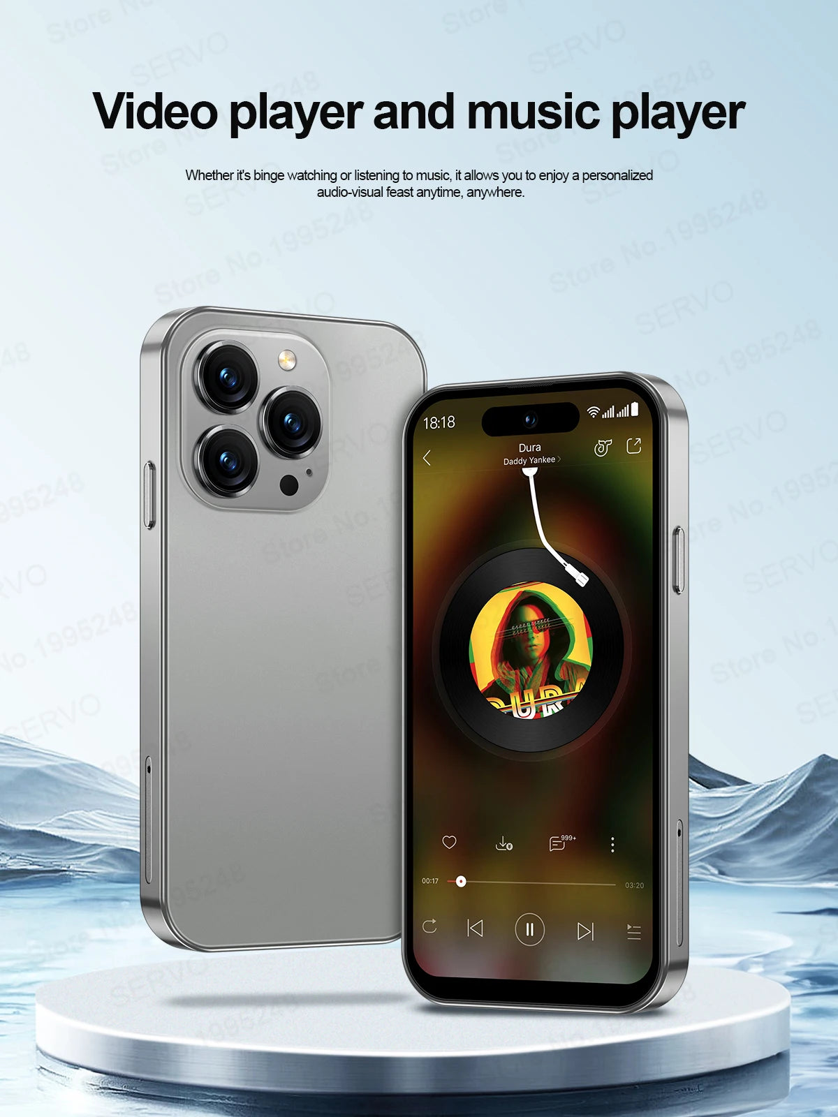 SERVO S16 Mini Android 12,0 teléfono inteligente 4G LTE 16GB/64GB Play Store WhatsAPP WiFi desbloqueo Facial teléfonos móviles de bolsillo pantalla de 4,0"