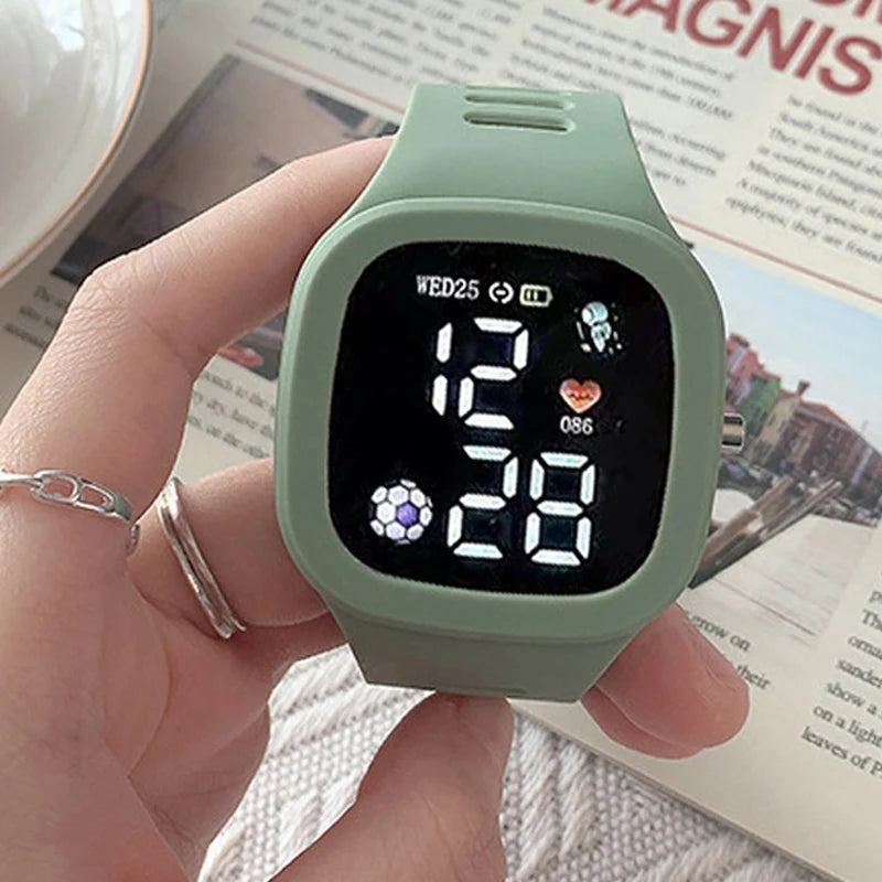 Reloj Deportivo Digital LED de Silicona Niños